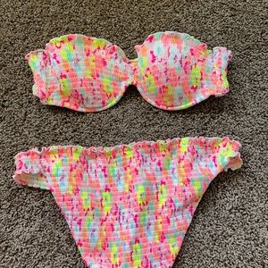 Victoria Secret Ribbed Neon Bikini